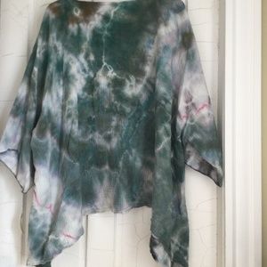 Handmade Tie died muslin cotton double tee